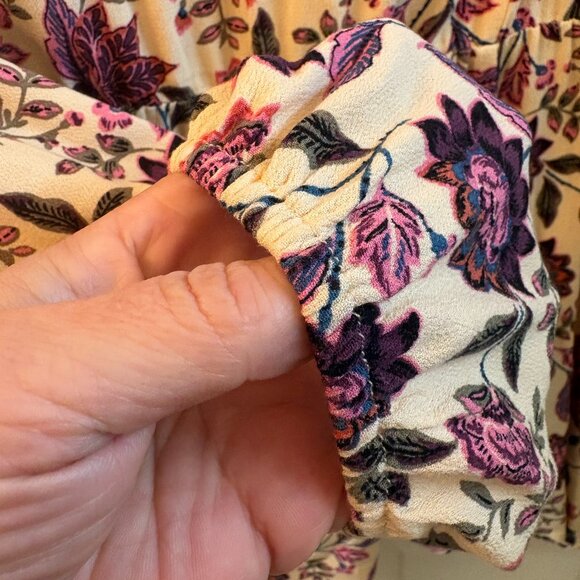 TORRID Babydoll Rayon Crepe Embroidered Lace-Up Top Plus Size 1X Boho - Picture 5 of 11